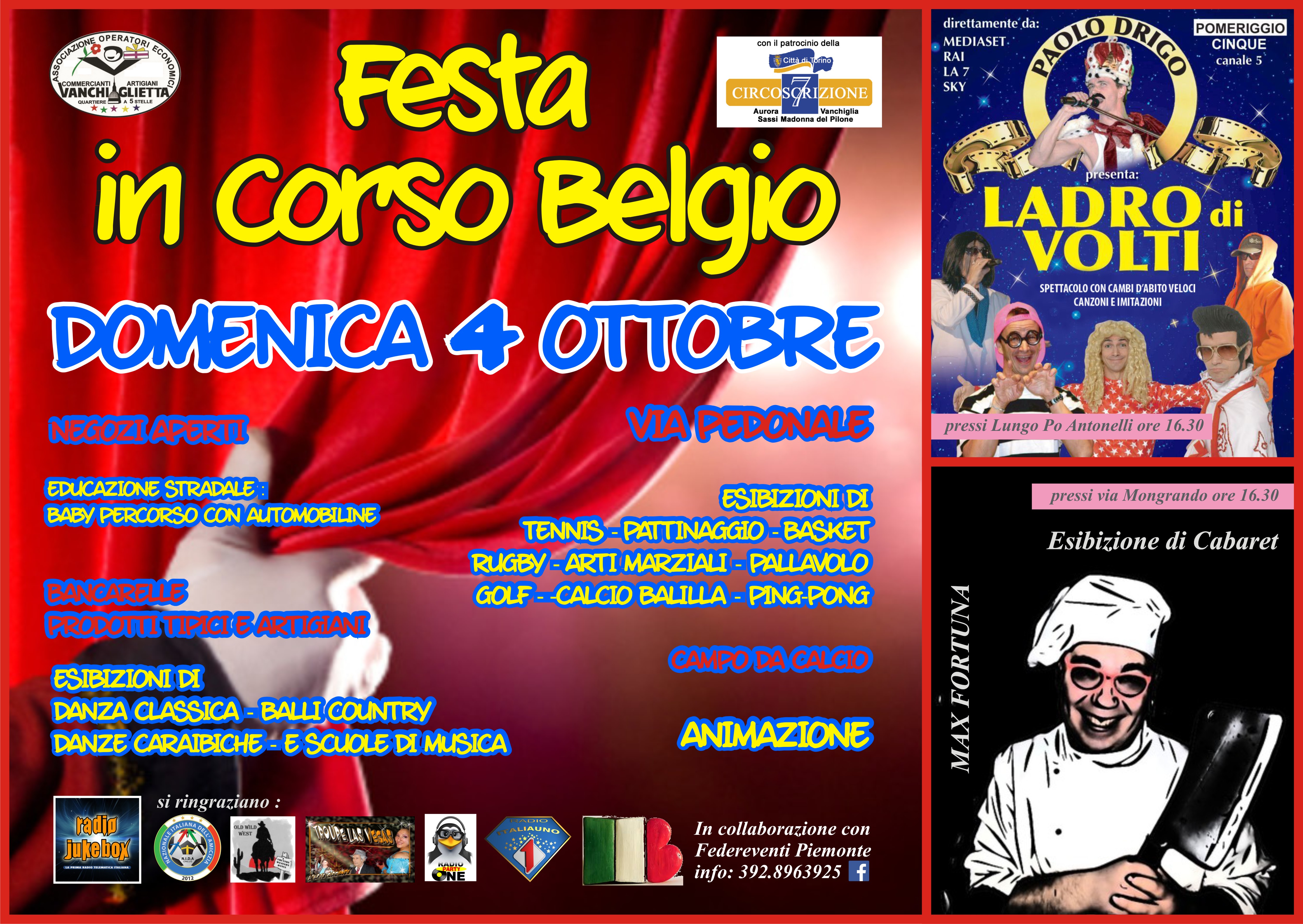 Festa di Corso Belgio – Domenica 4 ottobre 2015